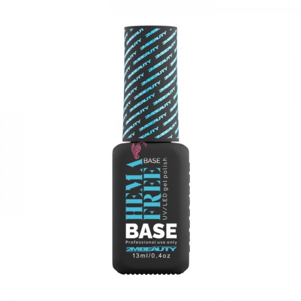 Base Coat 2M Beauty GelLack Hema Free Base, baza pentru oja soak-off, 13 ml